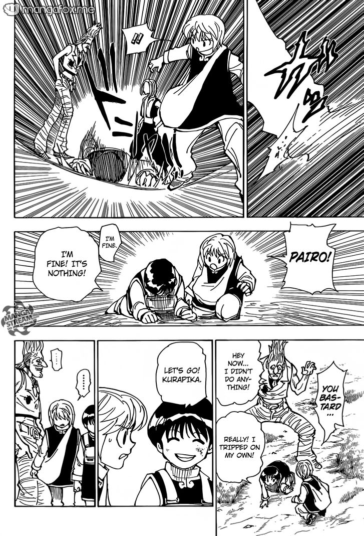 Hunter x Hunter Manga Chapter 340.6 page 13 - Kurapika's Memories (Part 2)