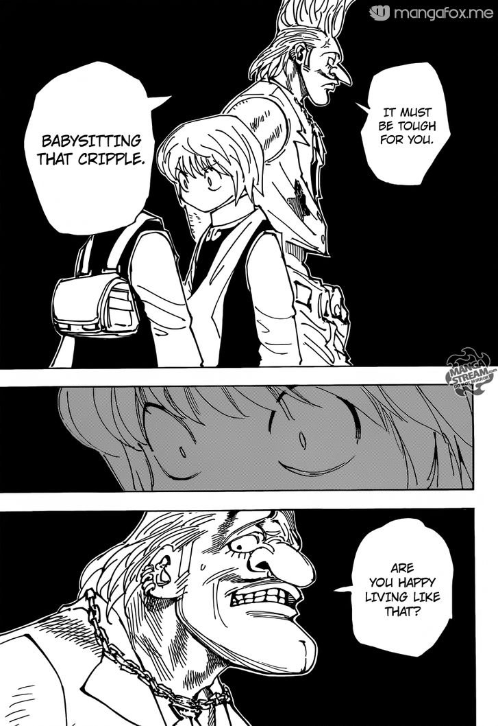 Hunter x Hunter Manga Chapter 340.6 page 14 - Kurapika's Memories (Part 2)