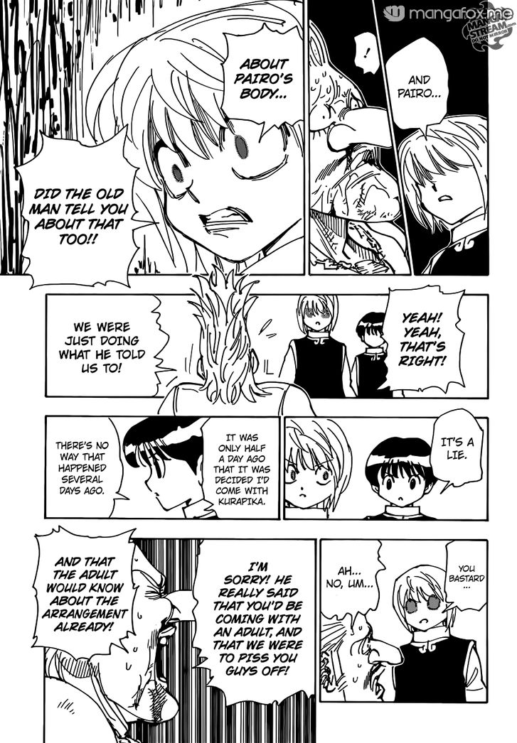 Hunter x Hunter Manga Chapter 340.6 page 20 - Kurapika's Memories (Part 2)