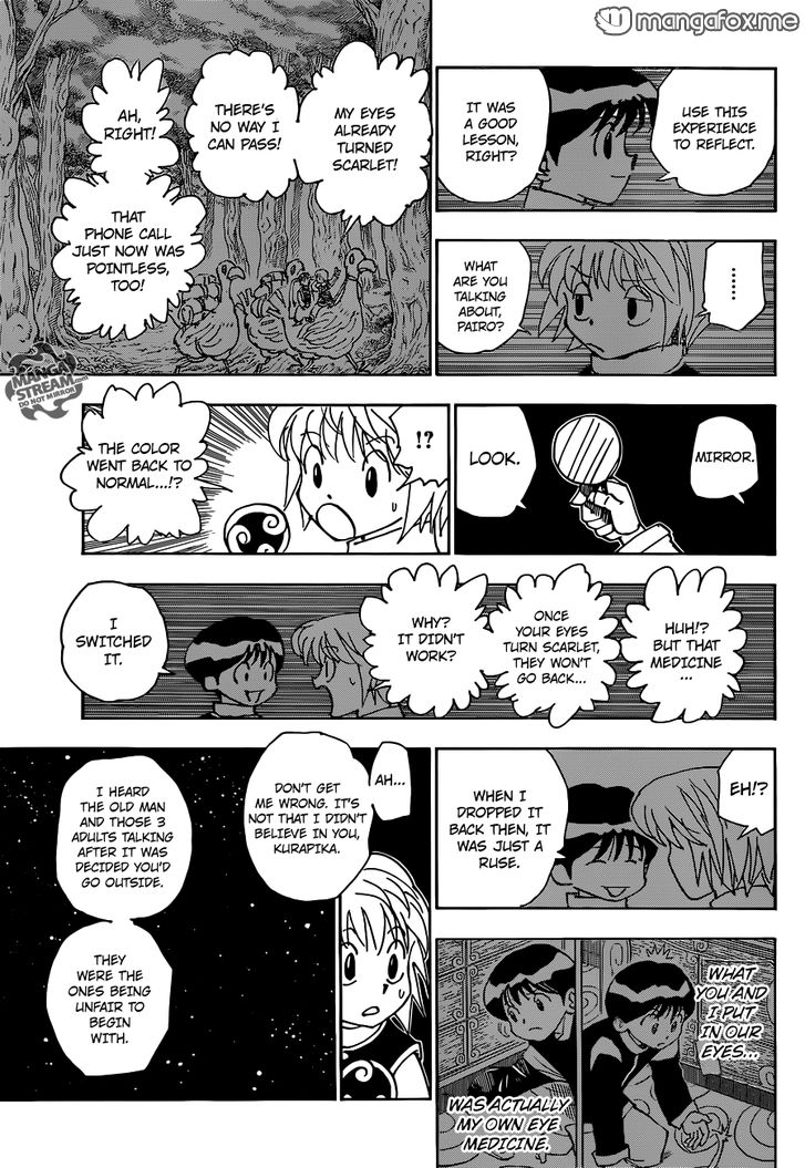 Hunter x Hunter Manga Chapter 340.6 page 26 - Kurapika's Memories (Part 2)