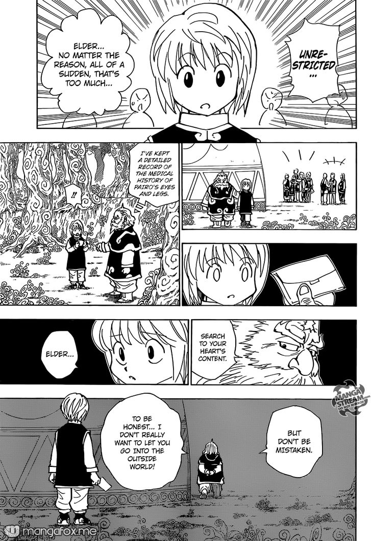 Hunter x Hunter Manga Chapter 340.6 page 28 - Kurapika's Memories (Part 2)