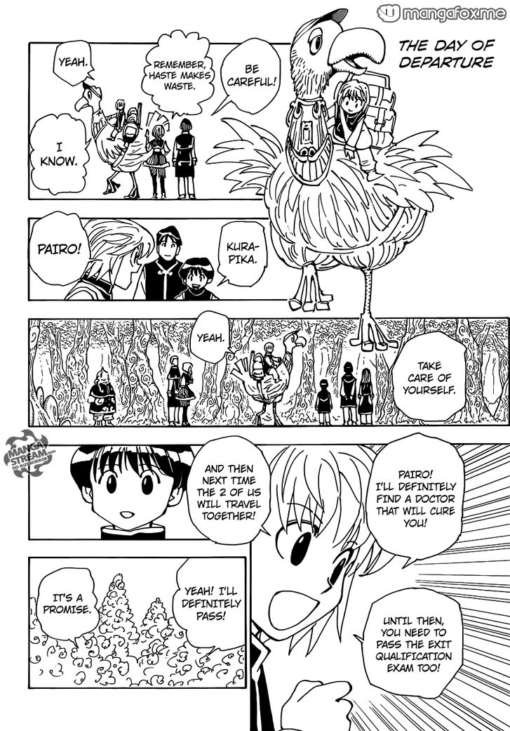 Hunter x Hunter Manga Chapter 340.6 page 29 - Kurapika's Memories (Part 2)