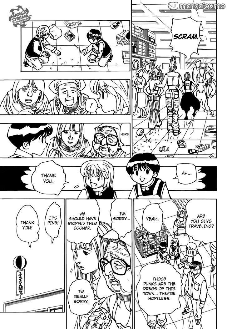 Hunter x Hunter Manga Chapter 340.6 page 8 - Kurapika's Memories (Part 2)