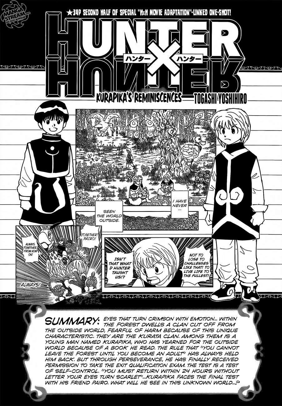 Hunter x Hunter Manga Chapter 340 page 1 - Special Mission