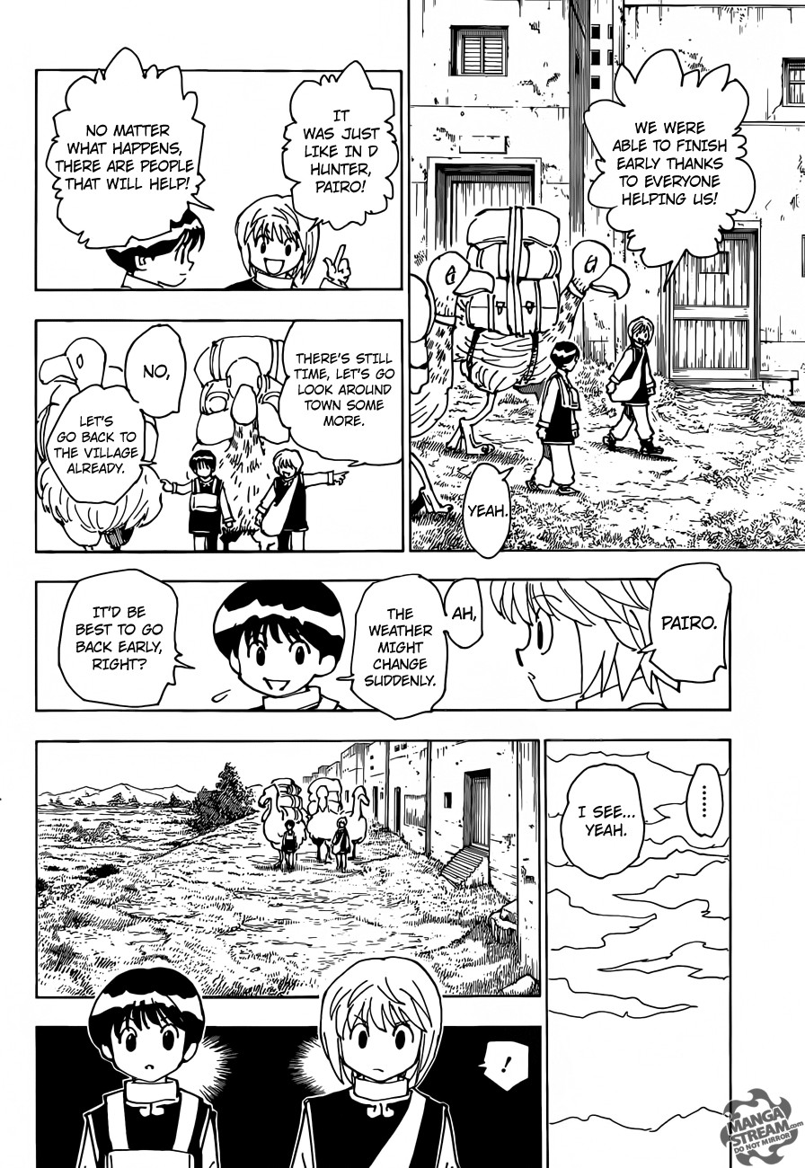 Hunter x Hunter Manga Chapter 340 page 10 - Special Mission