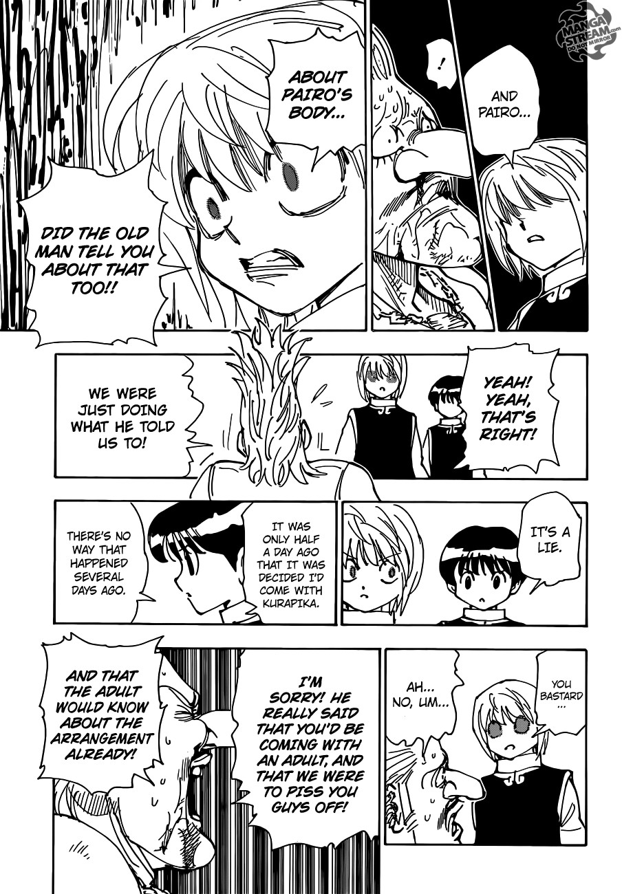 Hunter x Hunter Manga Chapter 340 page 21 - Special Mission
