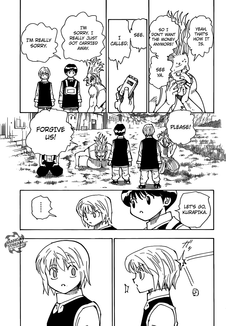 Hunter x Hunter Manga Chapter 340 page 23 - Special Mission