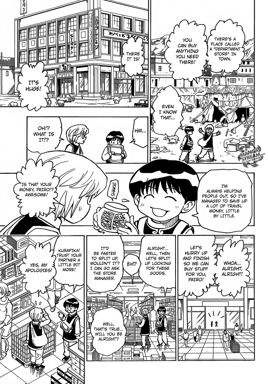 Hunter x Hunter Manga Chapter 340 page 3 - Special Mission
