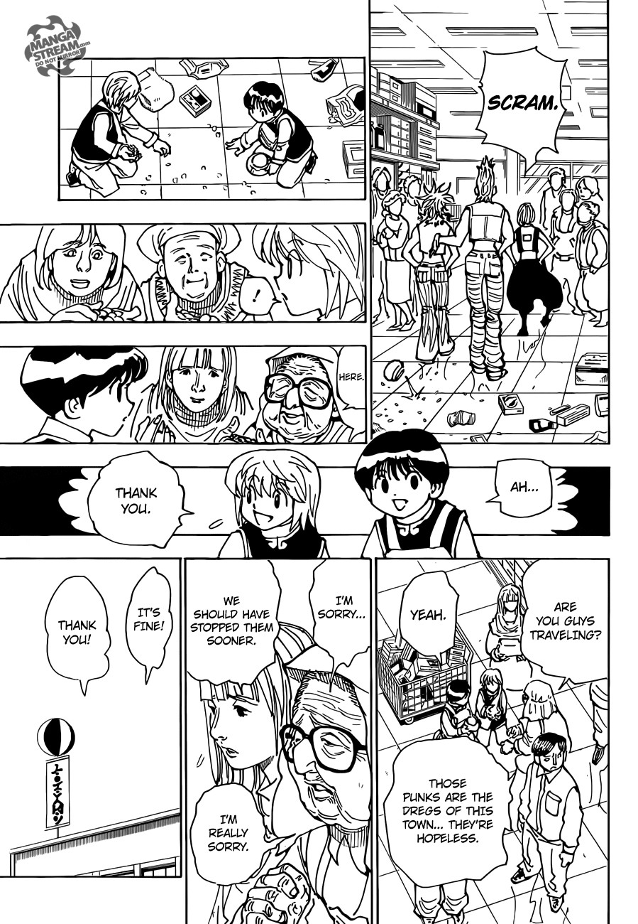 Hunter x Hunter Manga Chapter 340 page 9 - Special Mission