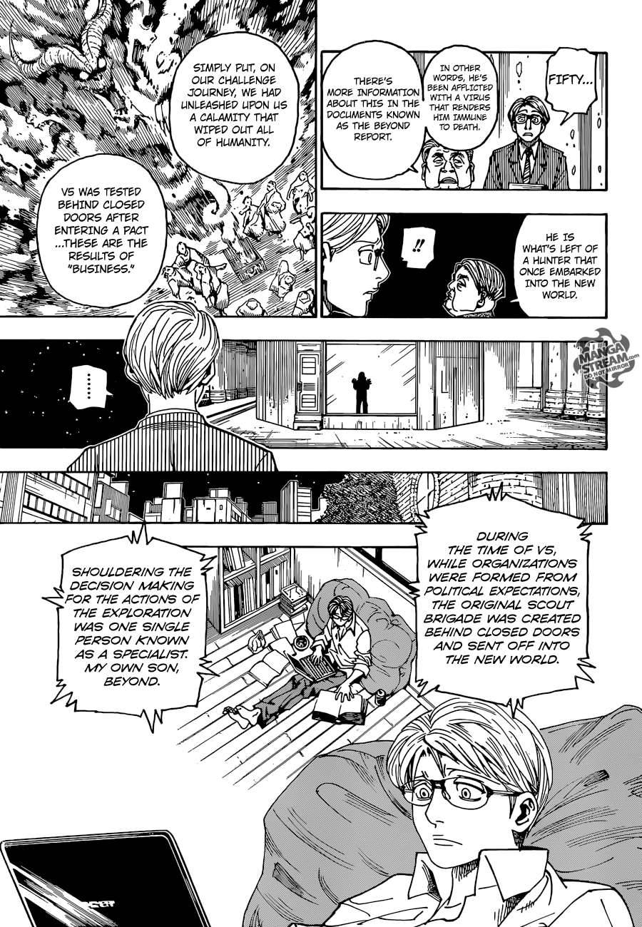 Hunter x Hunter Manga Chapter 341 page 10 - Threats