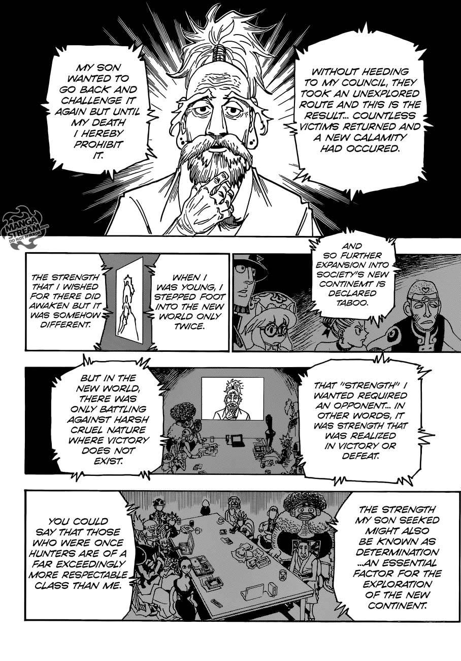 Hunter x Hunter Manga Chapter 341 page 11 - Threats