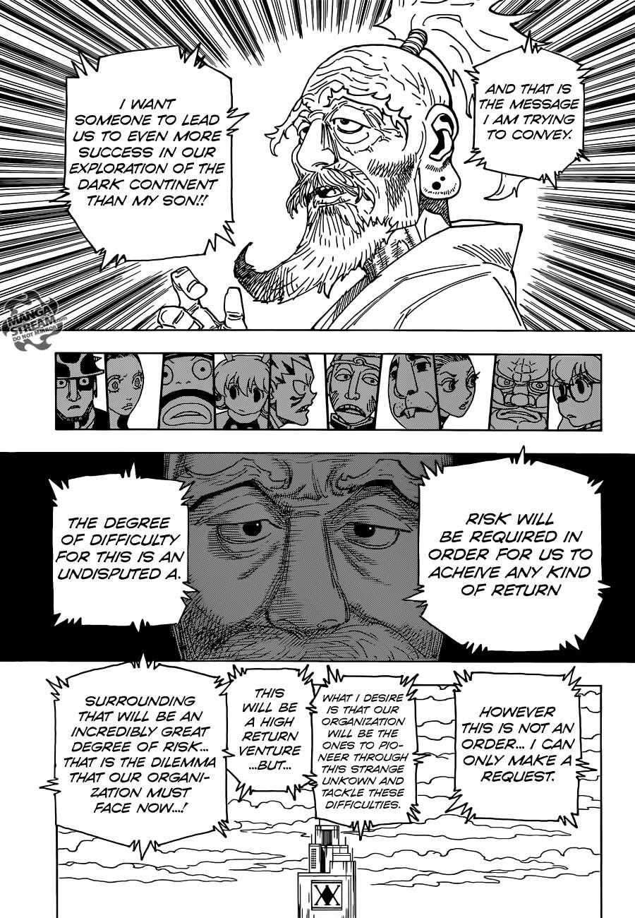 Hunter x Hunter Manga Chapter 341 page 12 - Threats