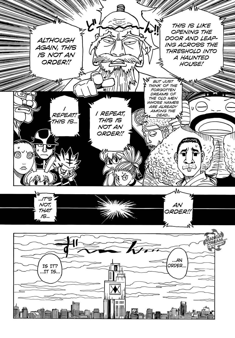 Hunter x Hunter Manga Chapter 341 page 13 - Threats