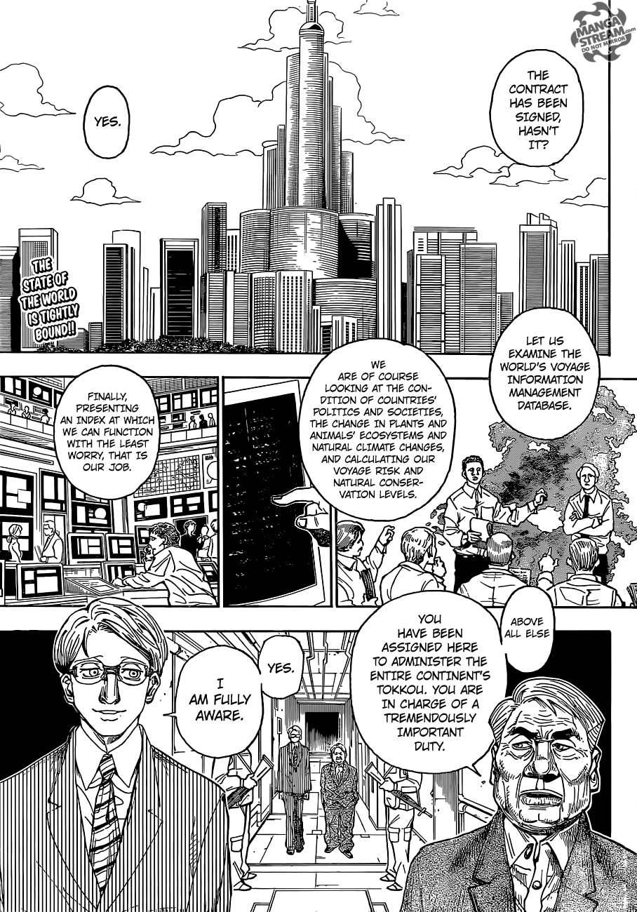 Hunter x Hunter Manga Chapter 341 page 3 - Threats