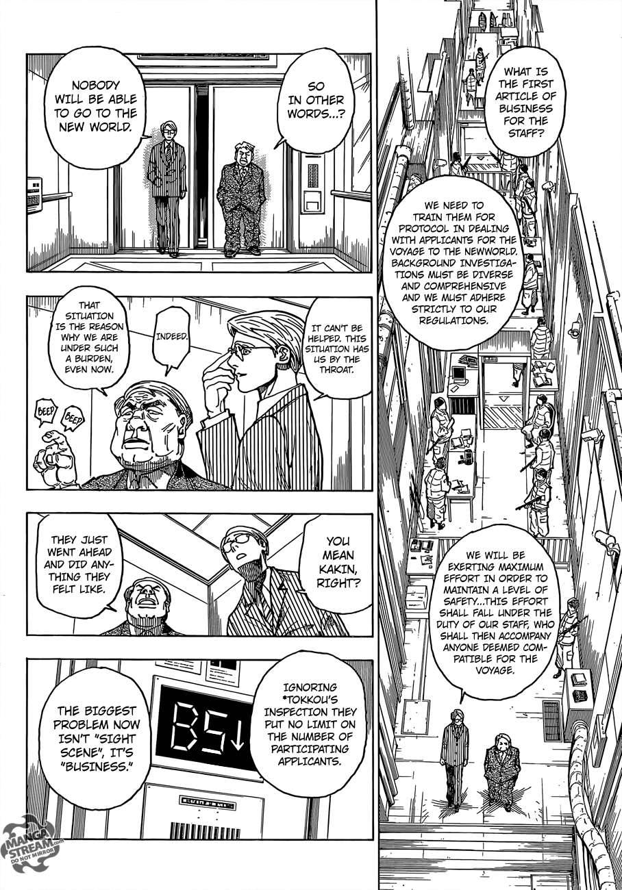 Hunter x Hunter Manga Chapter 341 page 4 - Threats