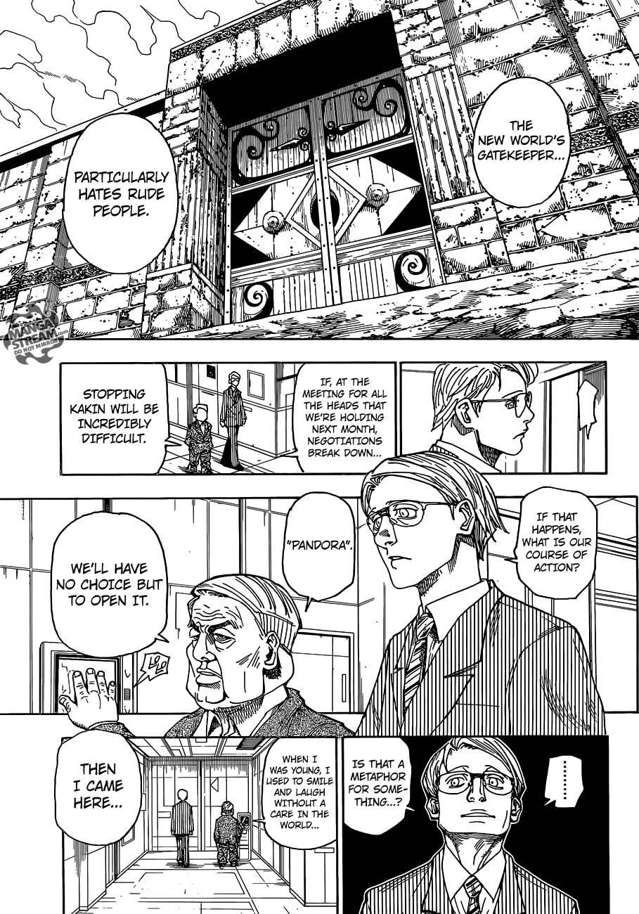 Hunter x Hunter Manga Chapter 341 page 5 - Threats