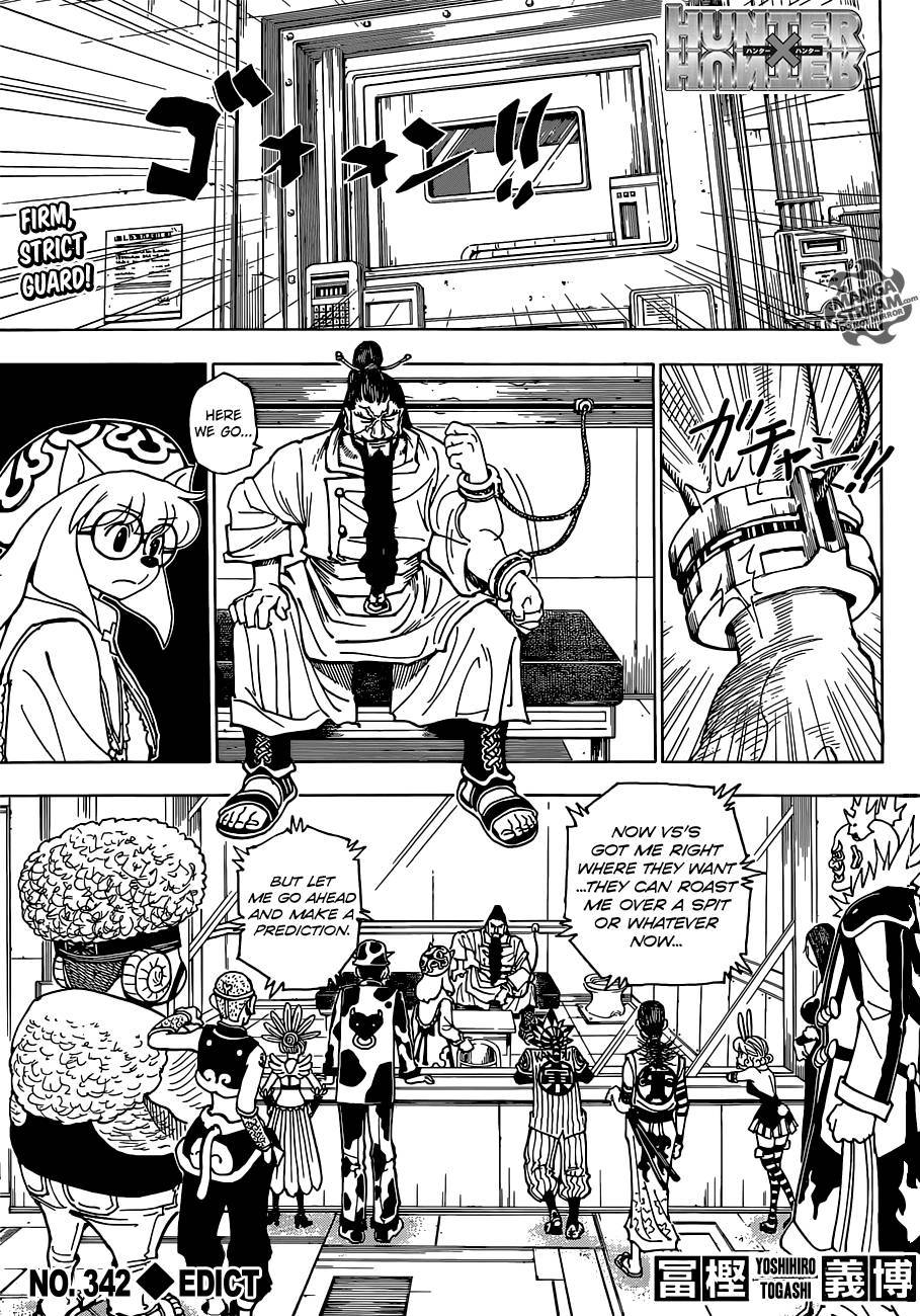 Hunter x Hunter Manga Chapter 342 page 1 - Challenge