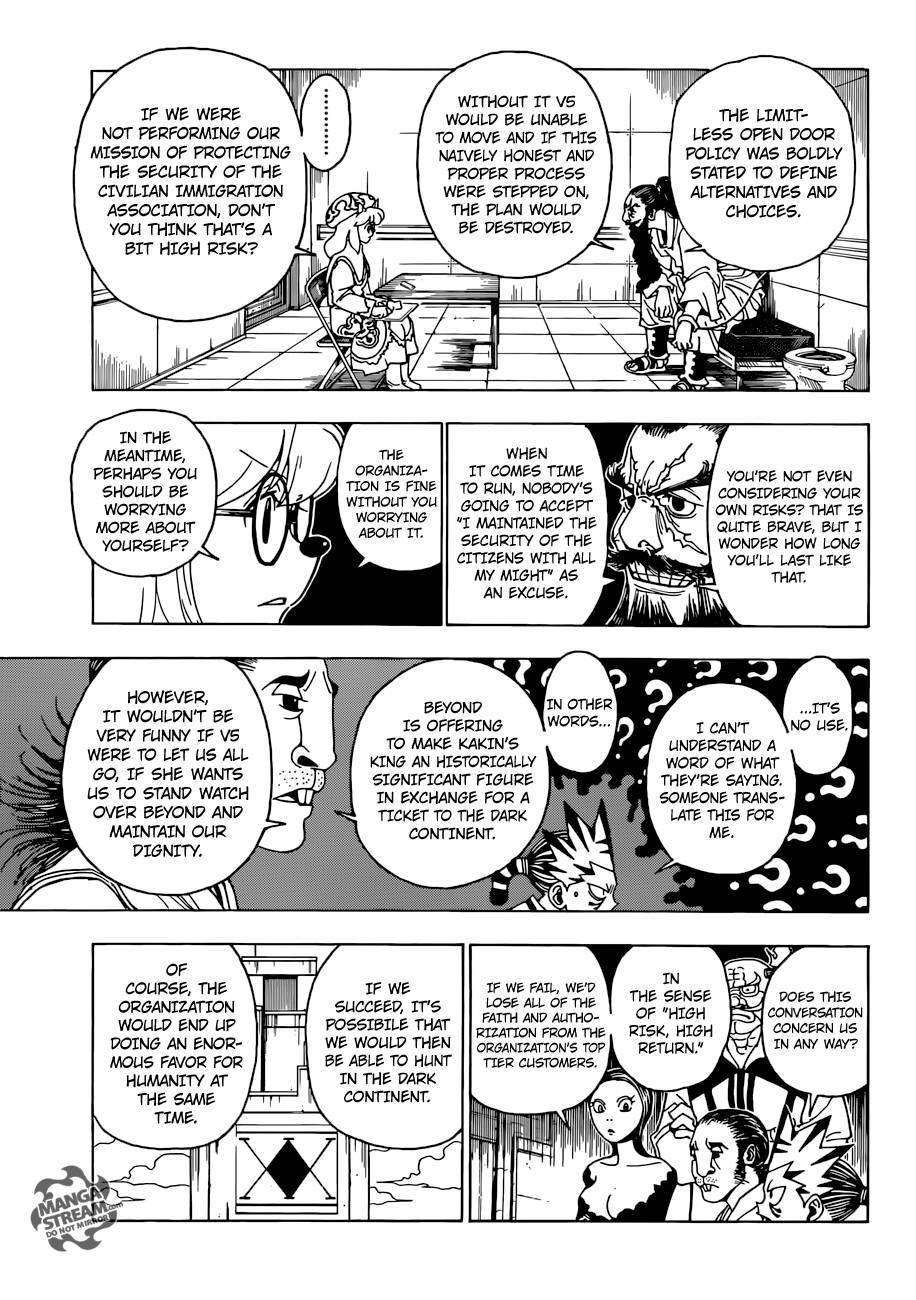 Hunter x Hunter Manga Chapter 342 page 10 - Challenge