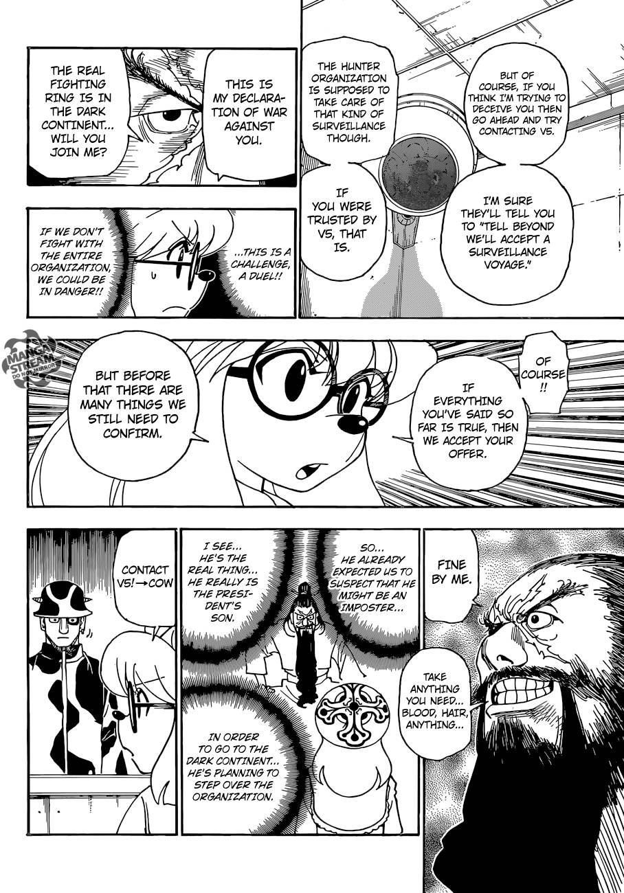 Hunter x Hunter Manga Chapter 342 page 11 - Challenge
