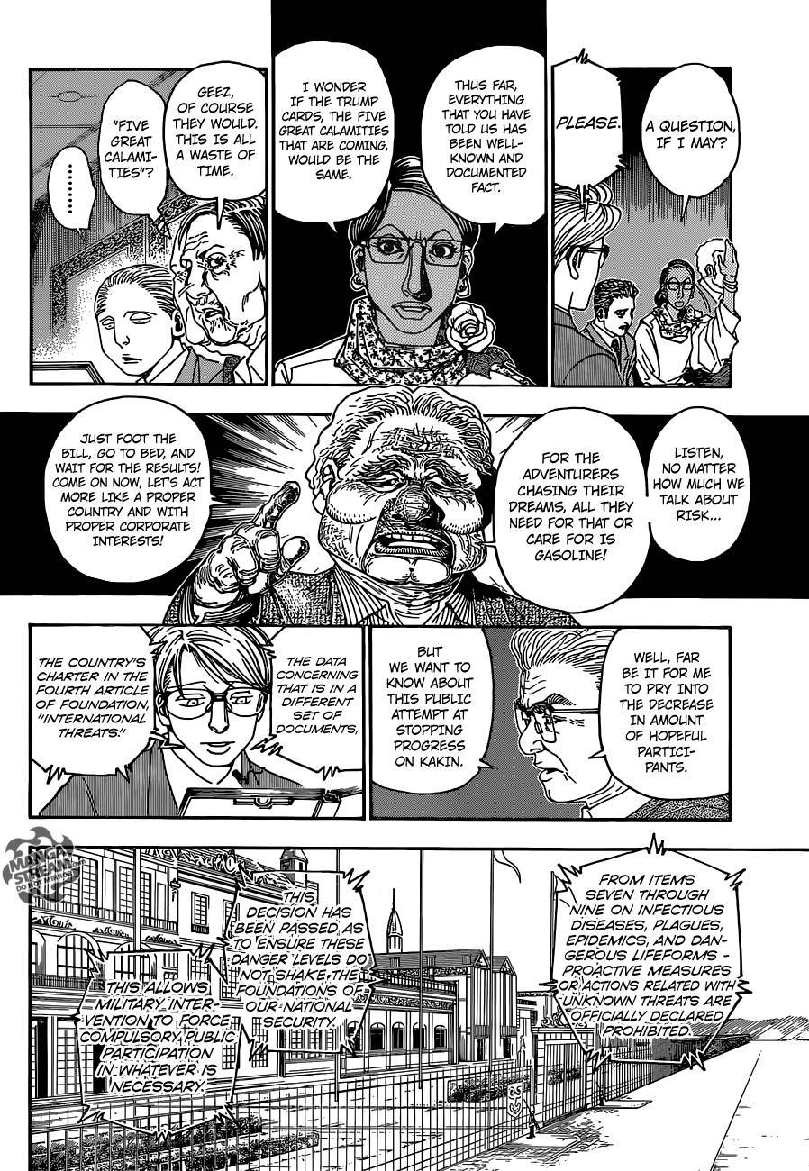 Hunter x Hunter Manga Chapter 342 page 7 - Challenge