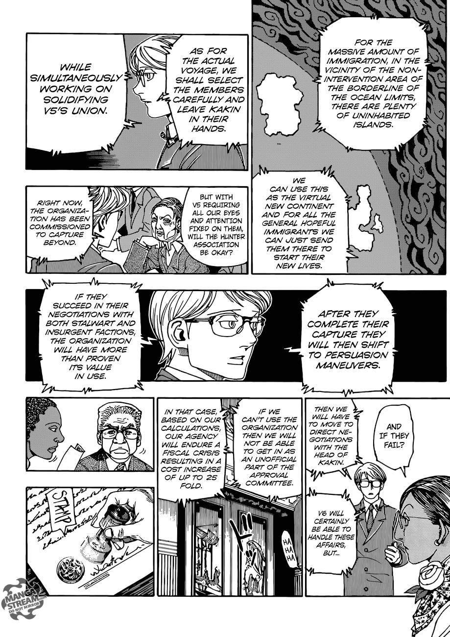 Hunter x Hunter Manga Chapter 342 page 9 - Challenge