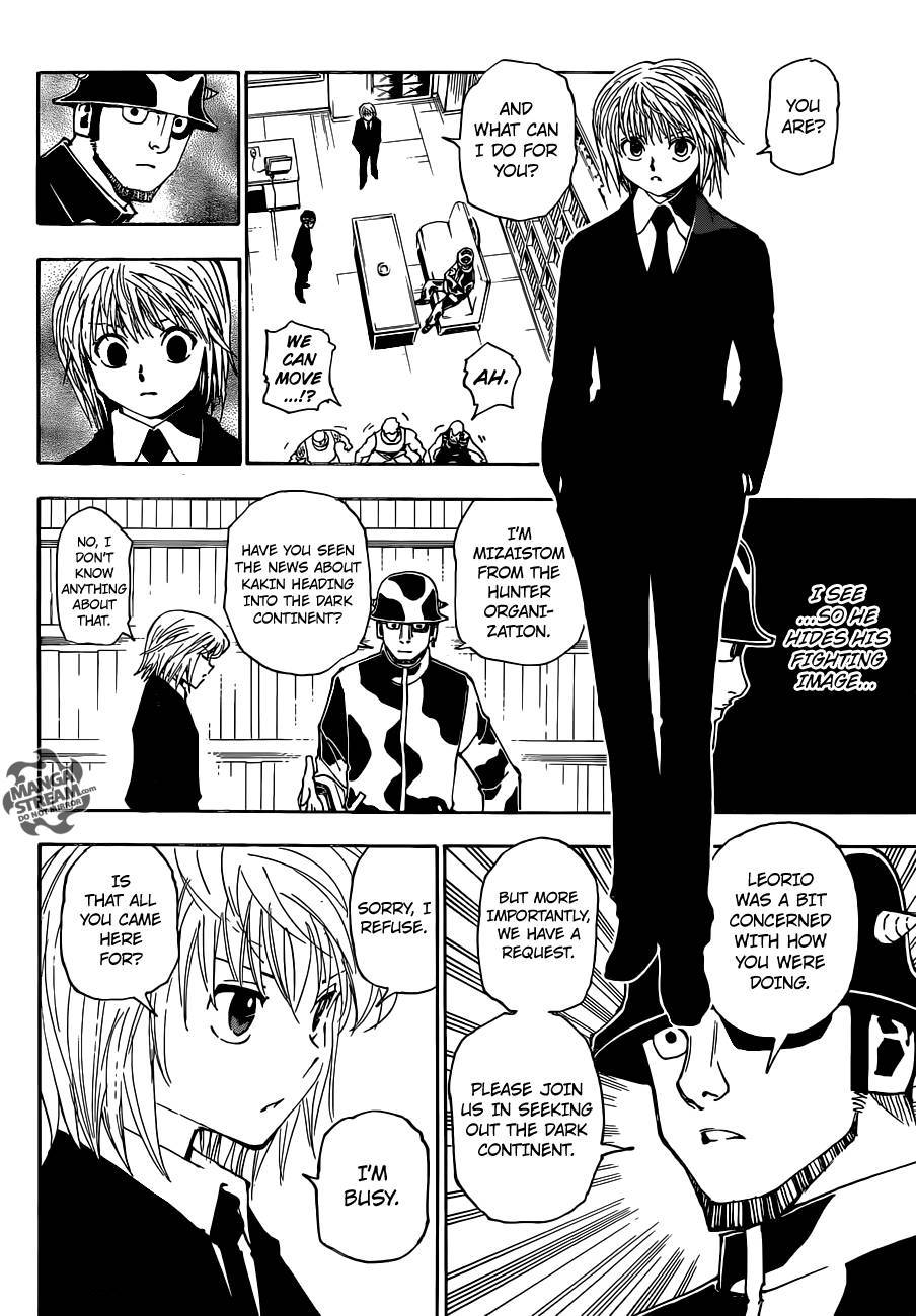 Hunter x Hunter Manga Chapter 343 page 17 - Invitation