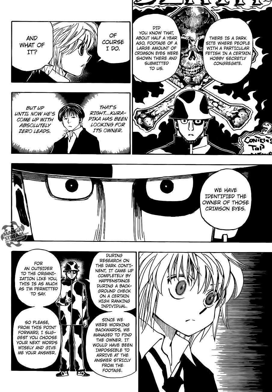 Hunter x Hunter Manga Chapter 343 page 19 - Invitation