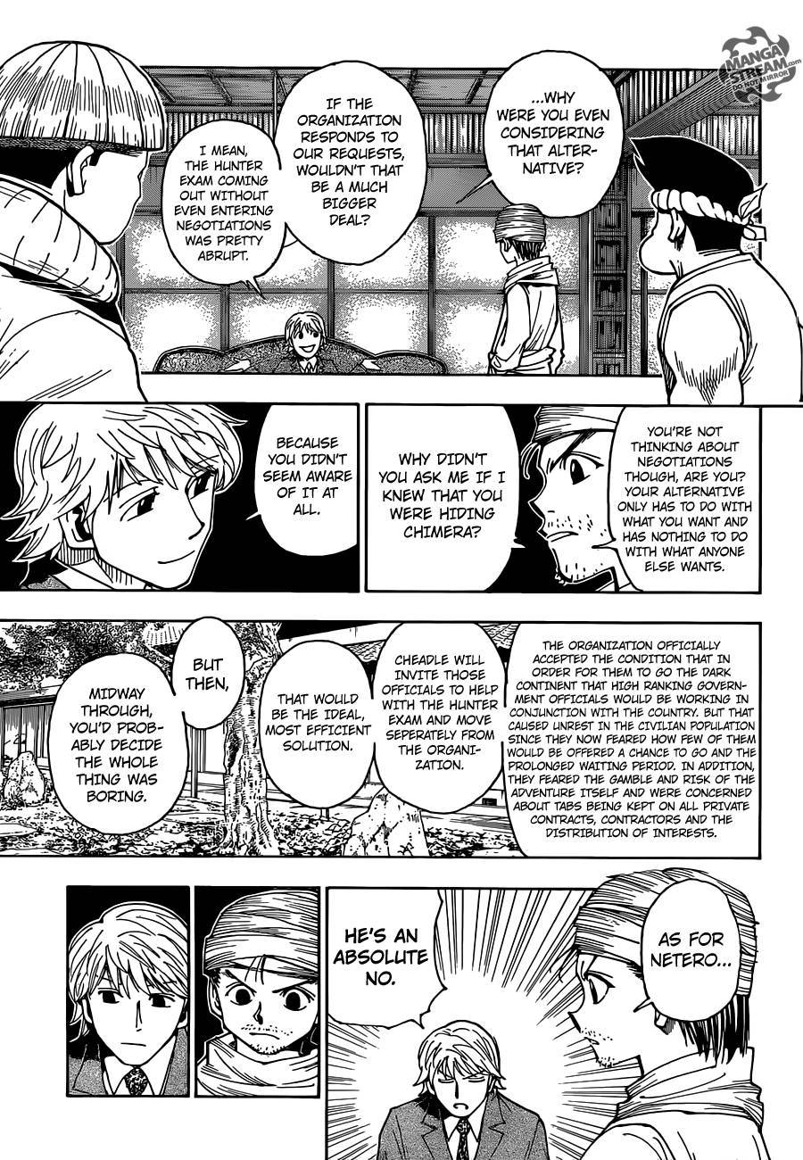 Hunter x Hunter Manga Chapter 343 page 6 - Invitation