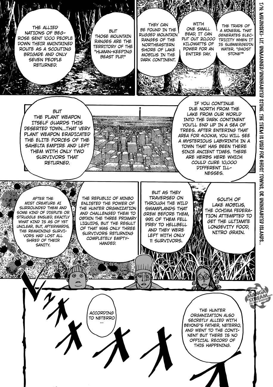Hunter x Hunter Manga Chapter 344 page 13 - Author