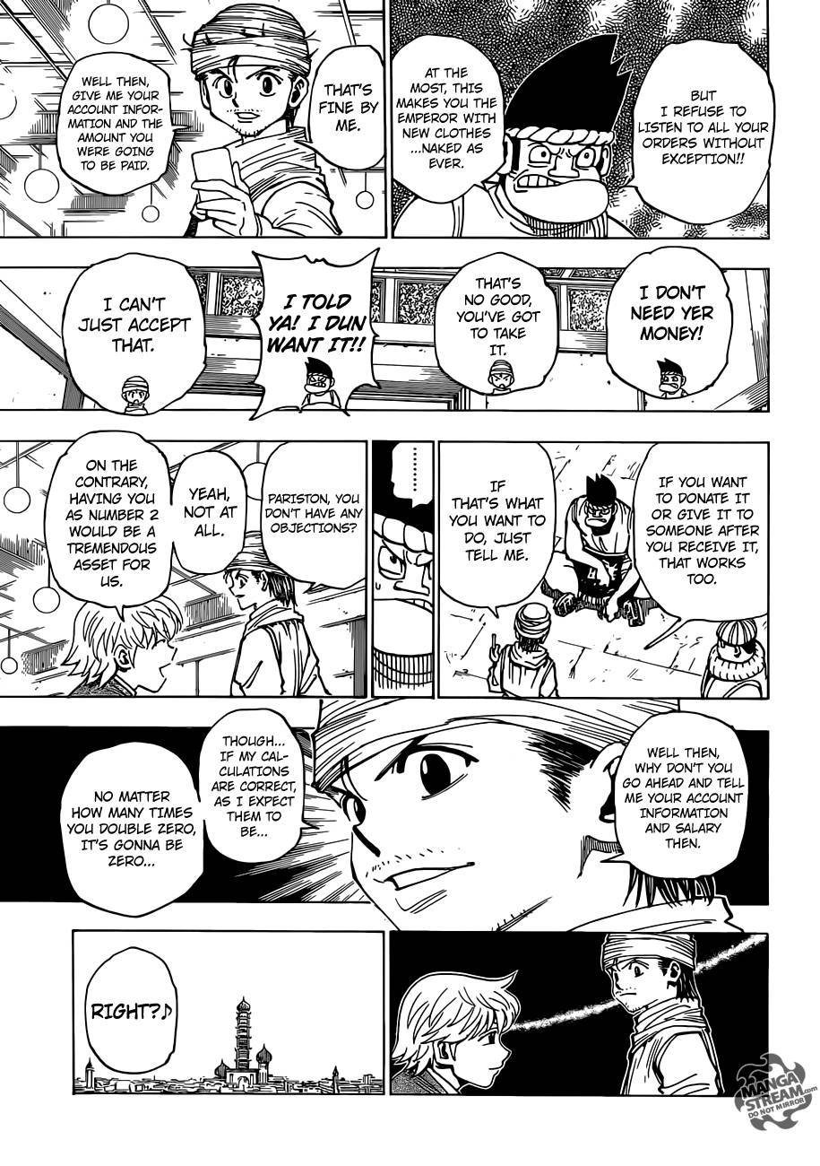 Hunter x Hunter Manga Chapter 344 page 9 - Author