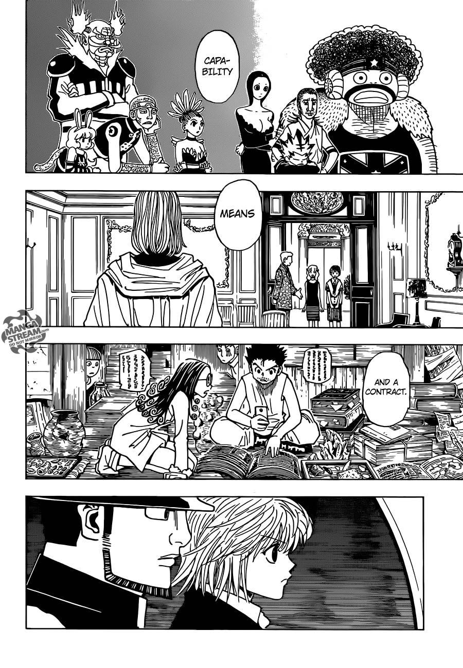 Hunter x Hunter Manga Chapter 345 page 18 - Signature