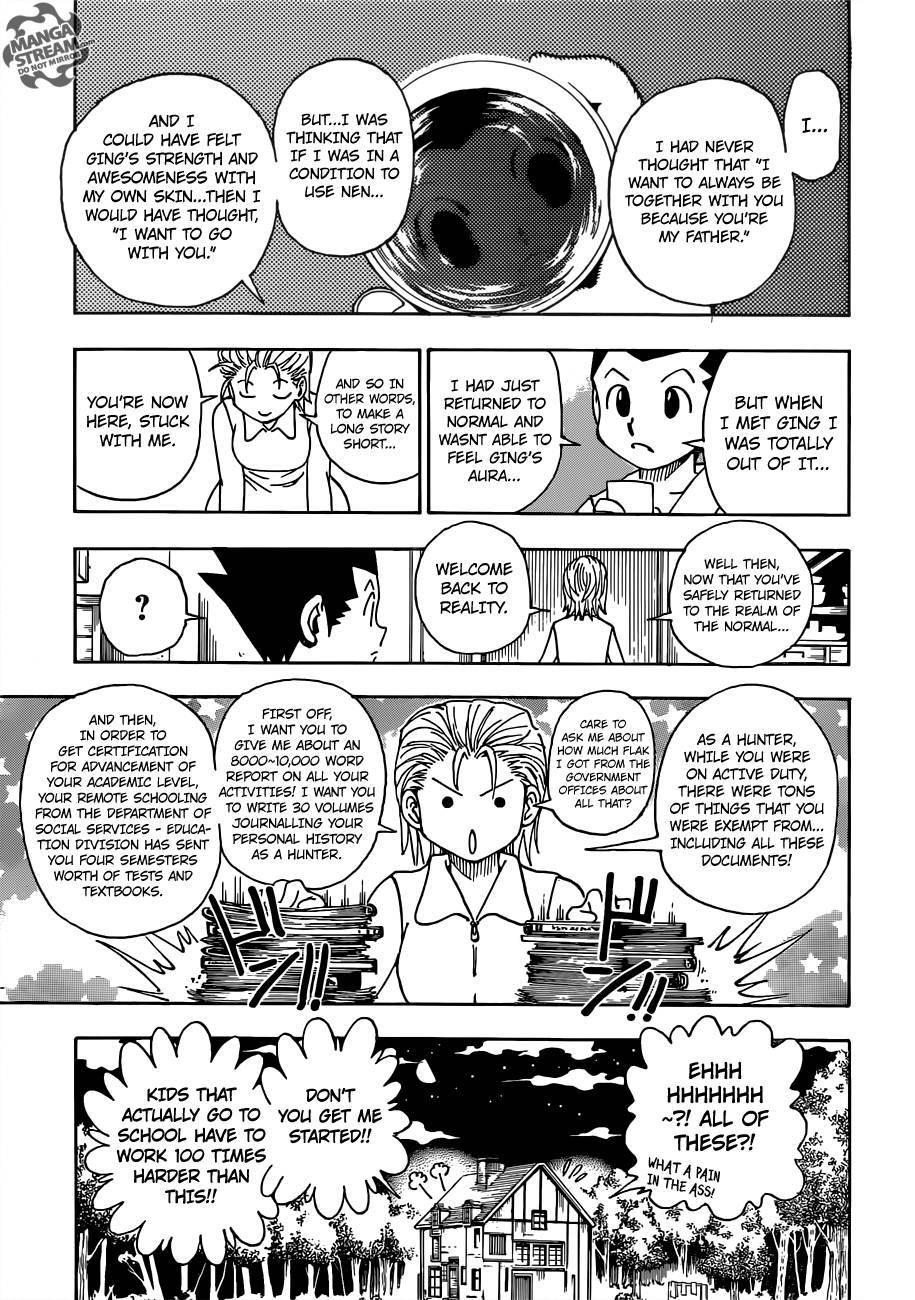 Hunter x Hunter Manga Chapter 345 page 5 - Signature