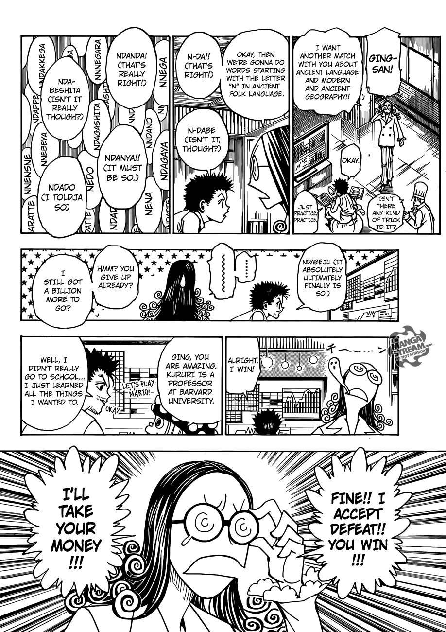 Hunter x Hunter Manga Chapter 346 page 13 - Options