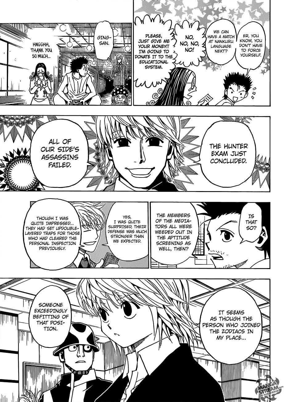 Hunter x Hunter Manga Chapter 346 page 14 - Options