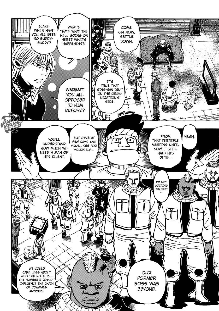 Hunter x Hunter Manga Chapter 346 page 17 - Options