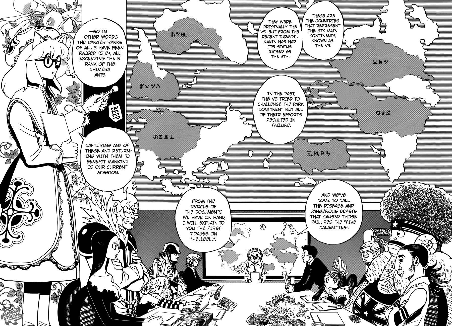 Hunter x Hunter Manga Chapter 346 page 2 - Options