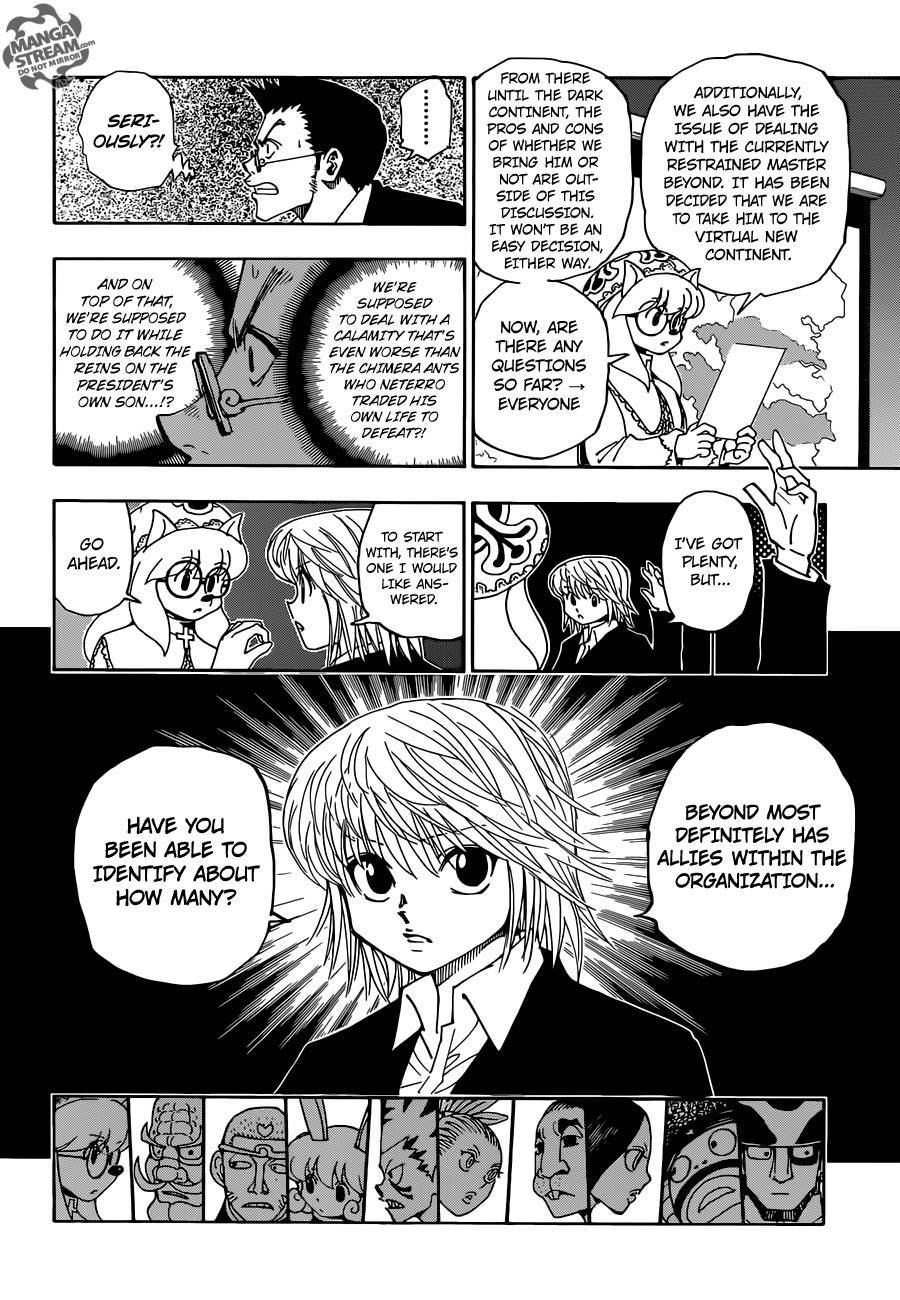 Hunter x Hunter Manga Chapter 346 page 3 - Options