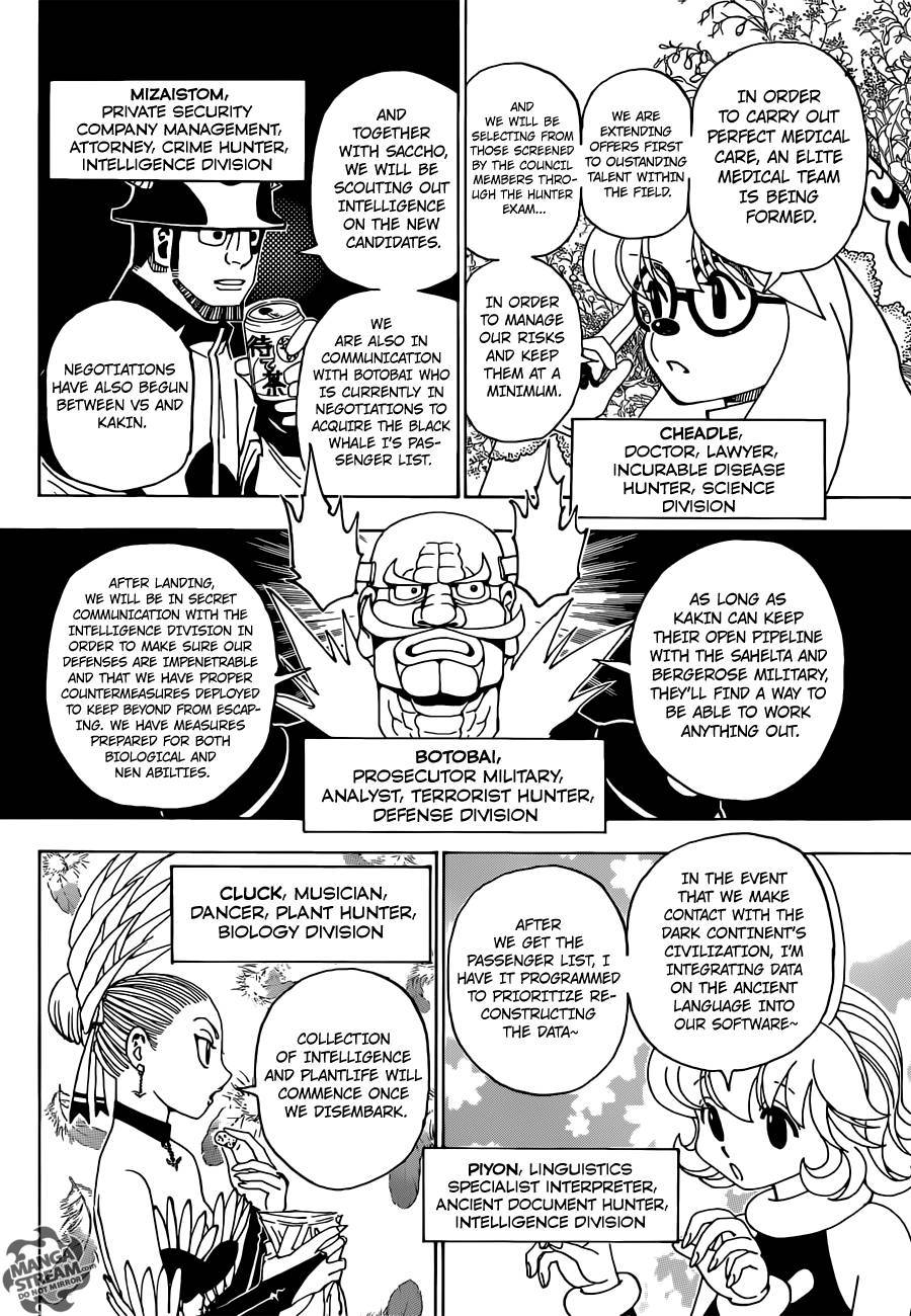 Hunter x Hunter Manga Chapter 346 page 7 - Options
