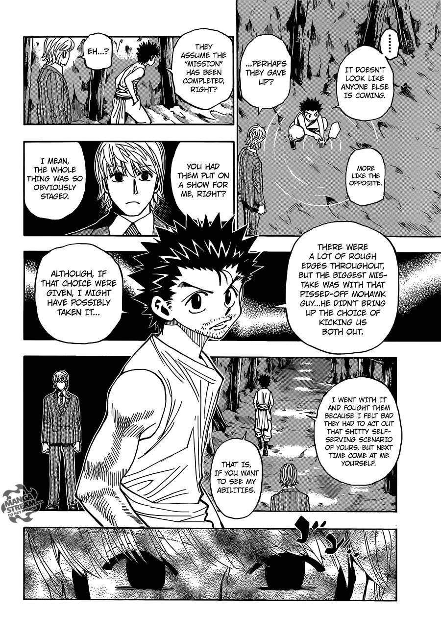 Hunter x Hunter Manga Chapter 347 page 10 - Inauguration
