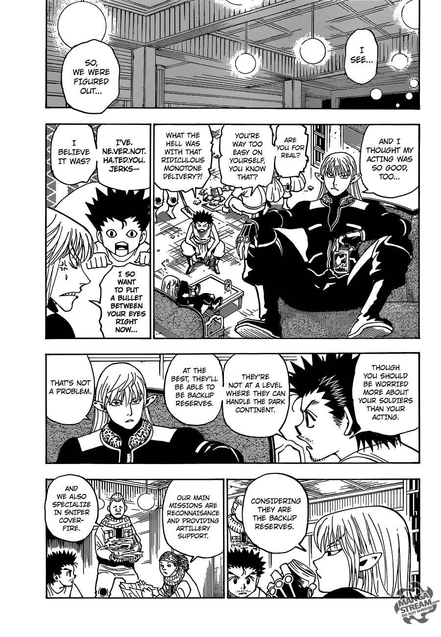 Hunter x Hunter Manga Chapter 347 page 11 - Inauguration