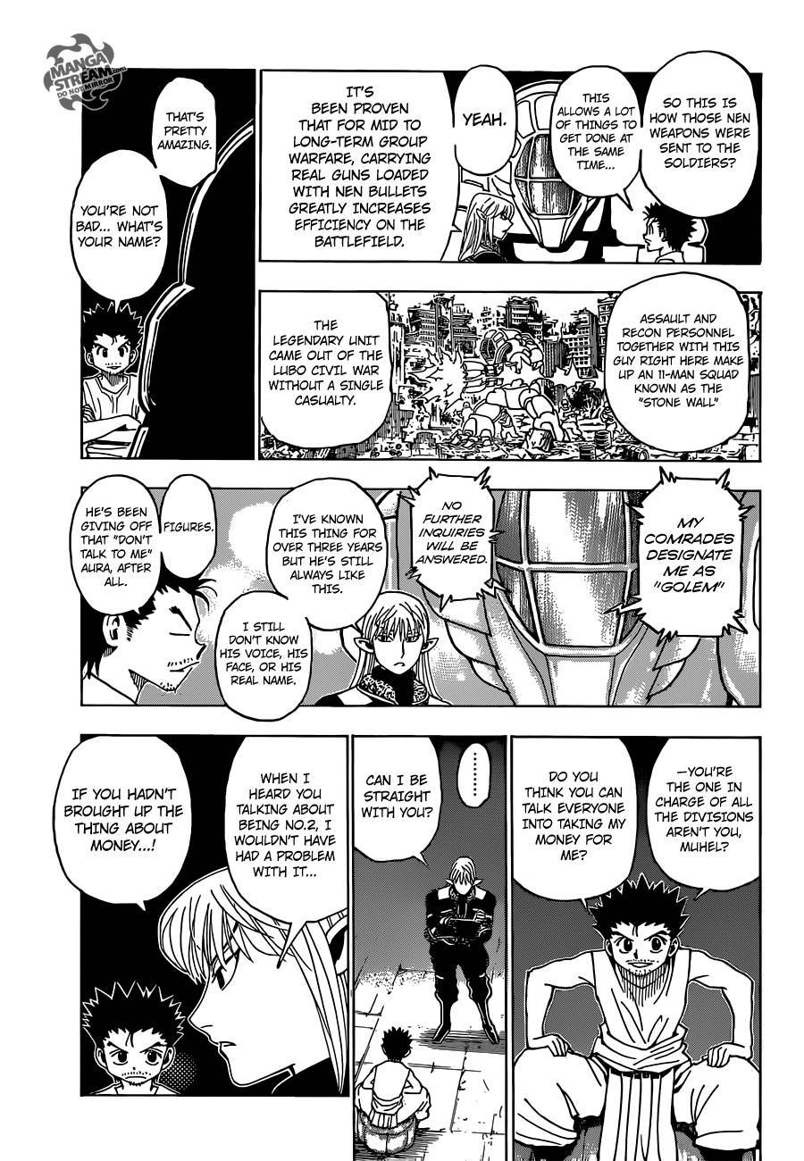 Hunter x Hunter Manga Chapter 347 page 13 - Inauguration