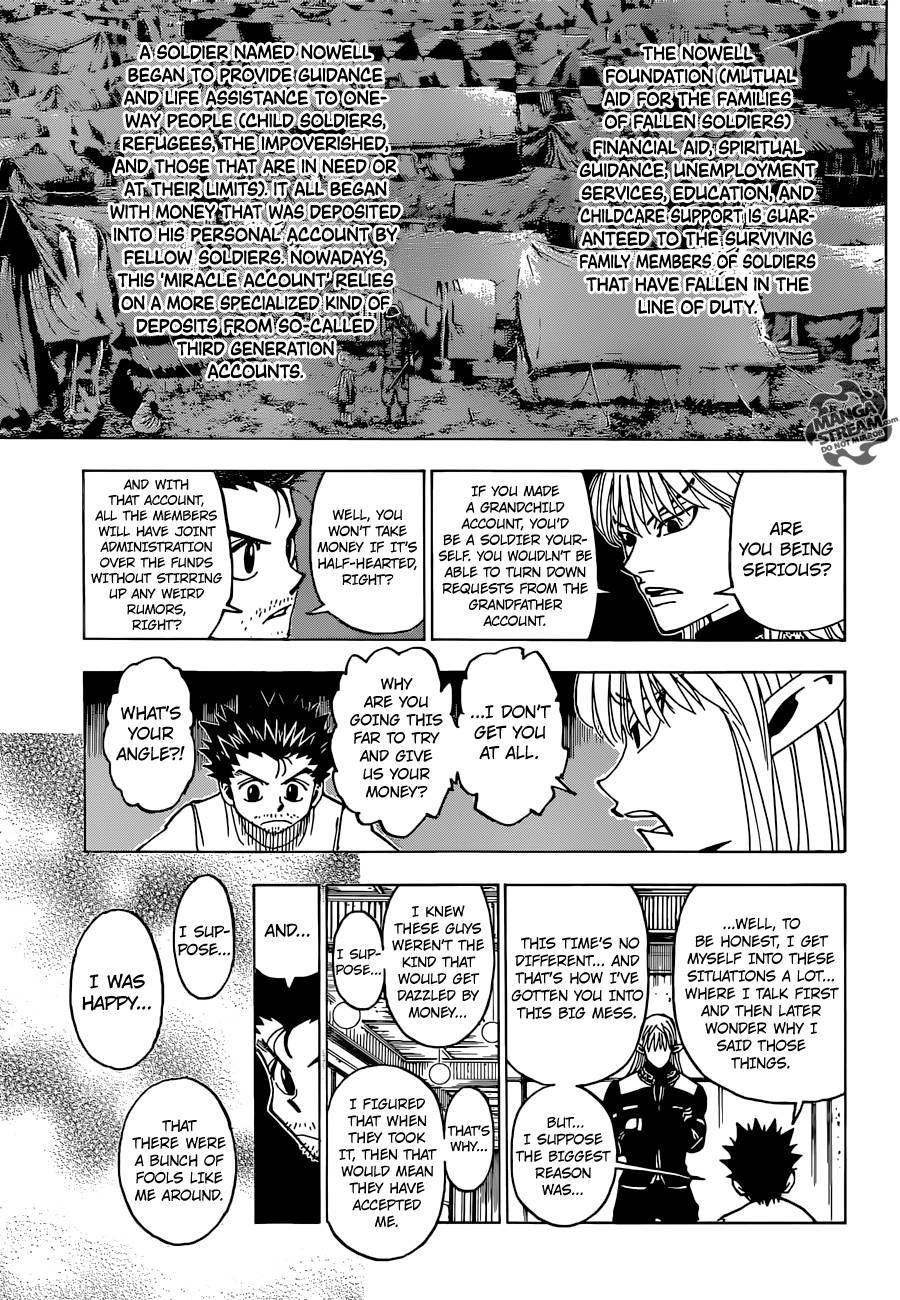 Hunter x Hunter Manga Chapter 347 page 15 - Inauguration