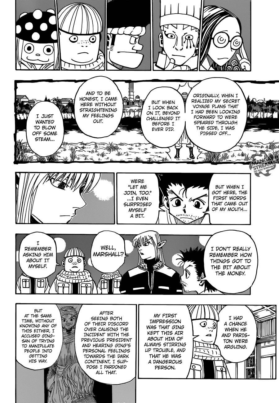 Hunter x Hunter Manga Chapter 347 page 16 - Inauguration