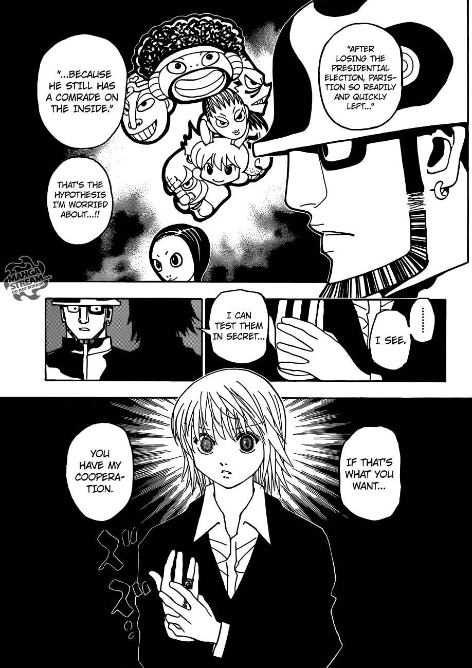 Hunter x Hunter Manga Chapter 348 page 15 - Resolve