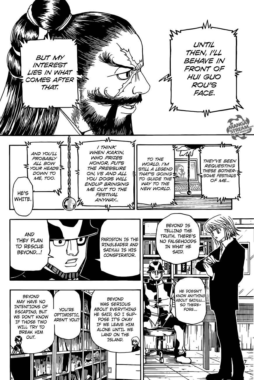 Hunter x Hunter Manga Chapter 349 page 13 - Worm Toxin