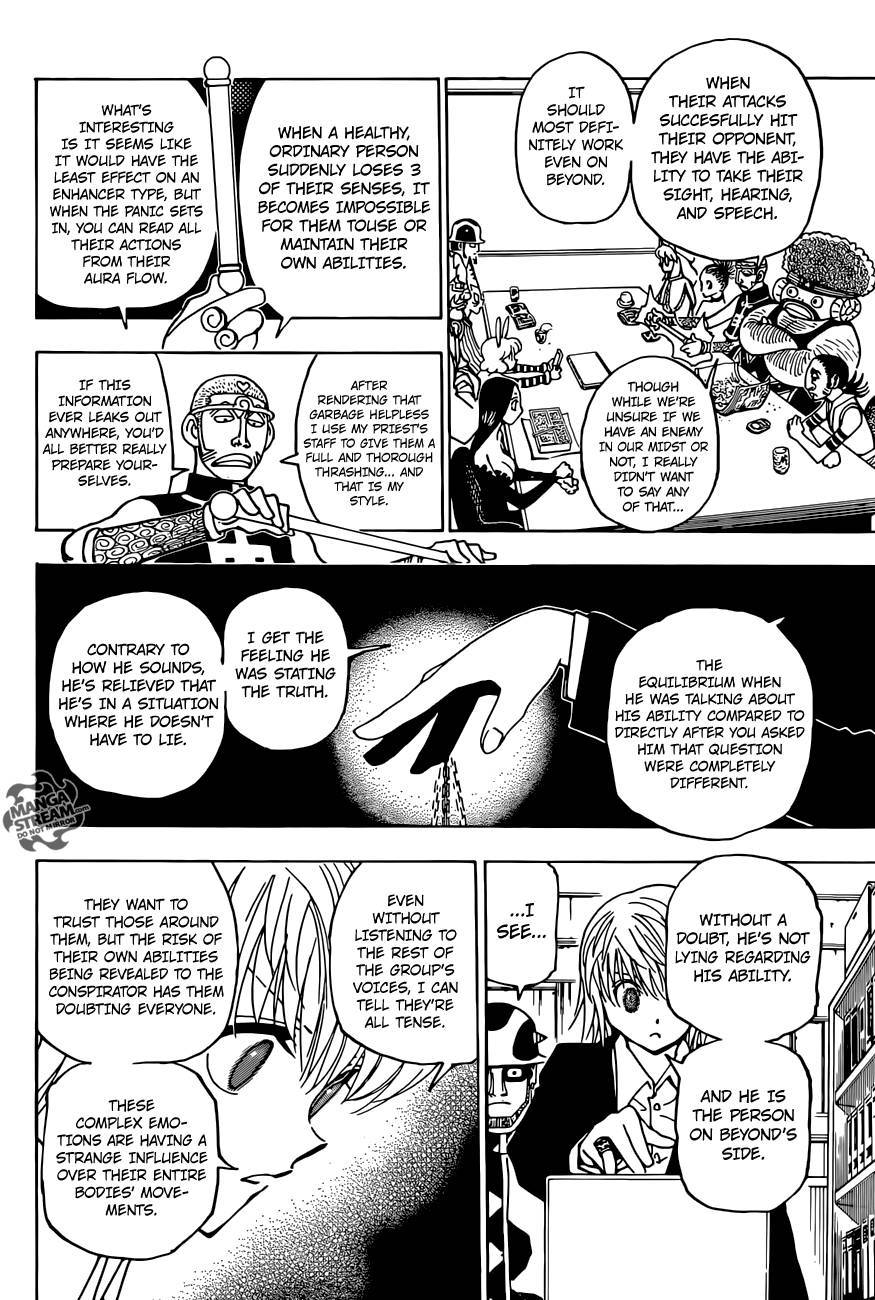 Hunter x Hunter Manga Chapter 349 page 15 - Worm Toxin