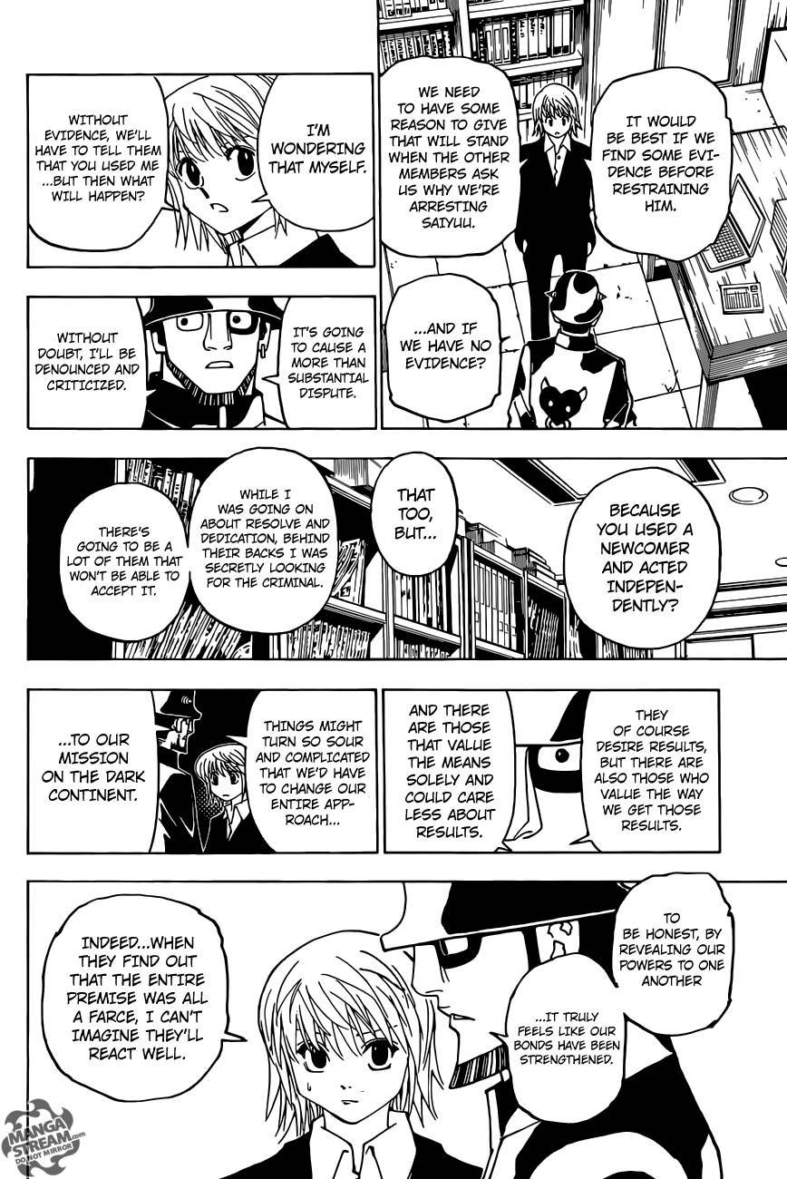 Hunter x Hunter Manga Chapter 349 page 17 - Worm Toxin