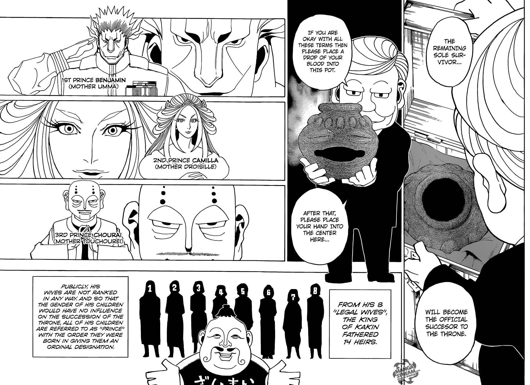 Hunter x Hunter Manga Chapter 349 page 2 - Worm Toxin