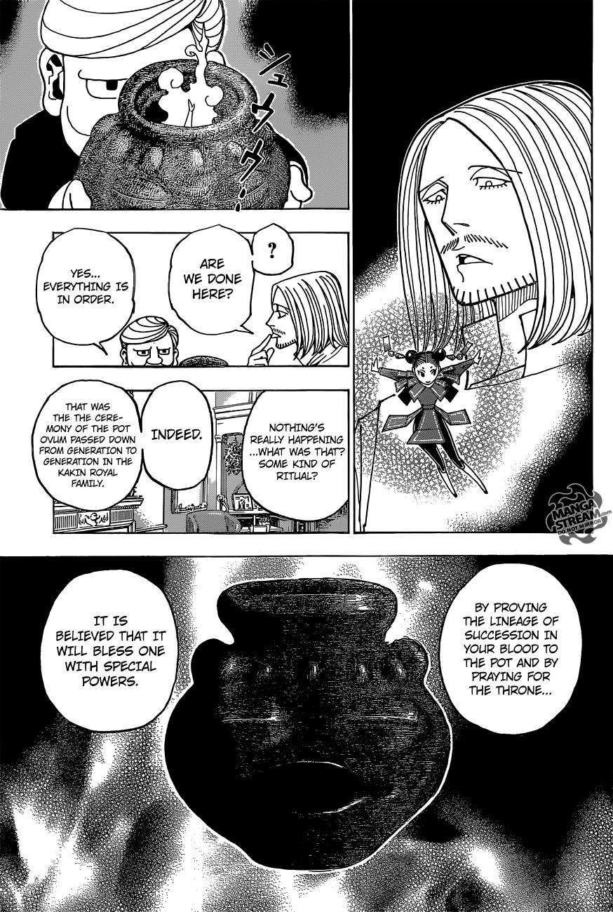Hunter x Hunter Manga Chapter 349 page 8 - Worm Toxin