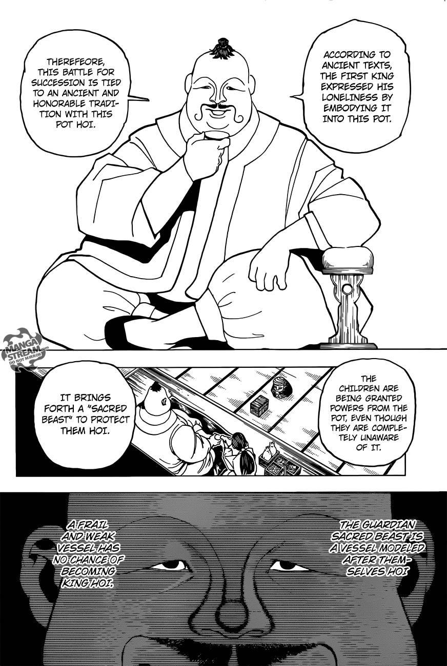 Hunter x Hunter Manga Chapter 349 page 9 - Worm Toxin